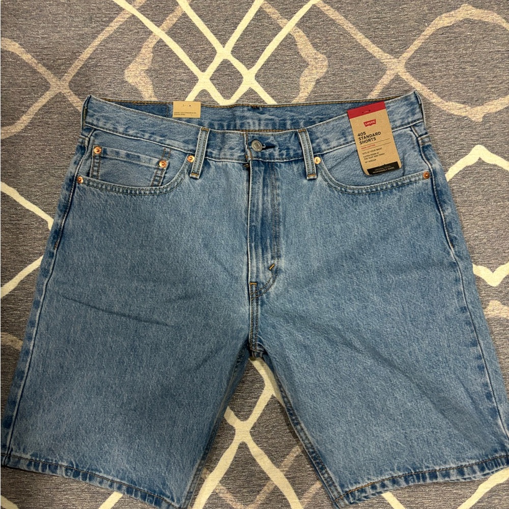 Levi's Men's Blue Denim Shorts